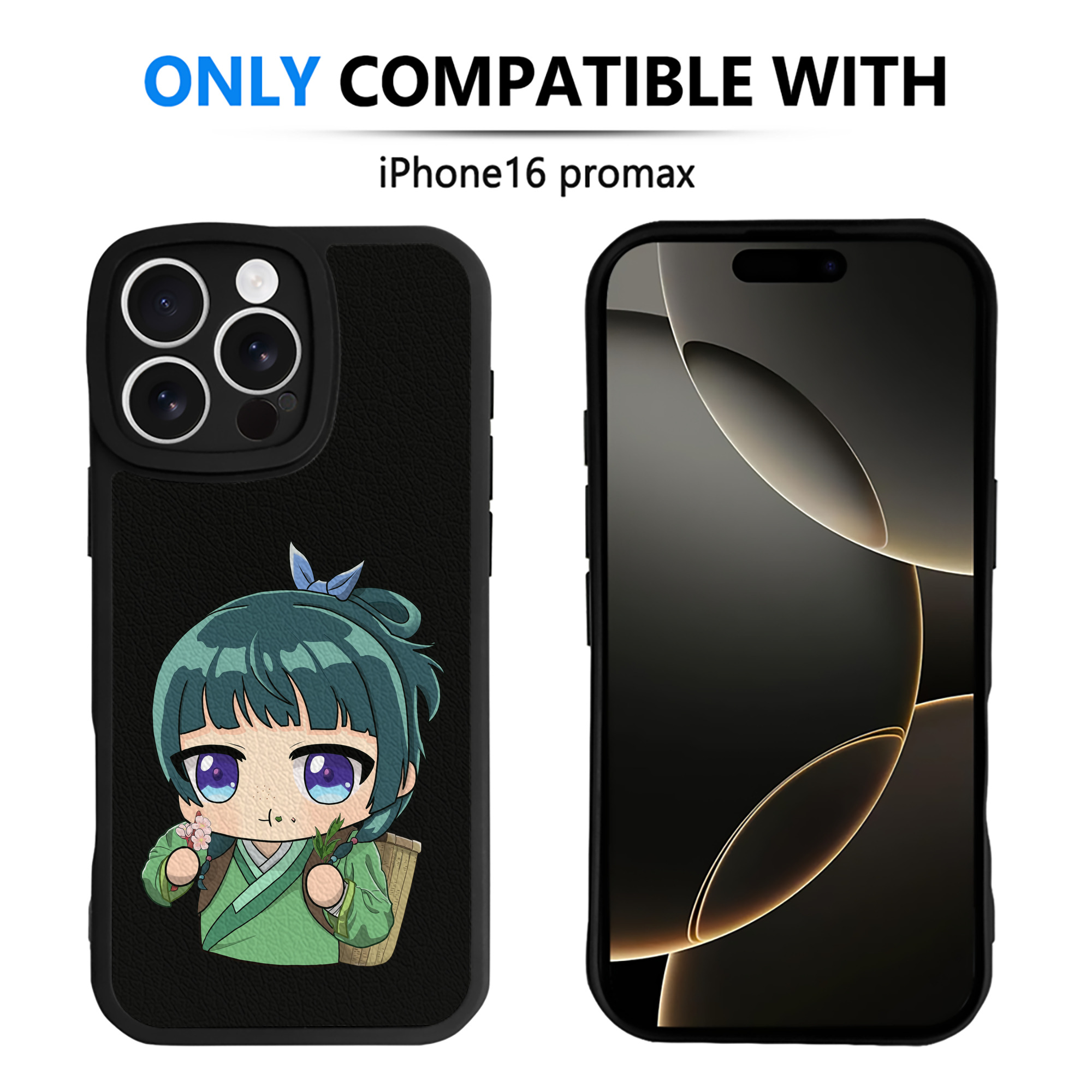 薬屋のひとりごと The Apothecary Diaries 【iPhone 16シリーズ対応】シリコンスマホケース（レザー調） 材質：シリコン